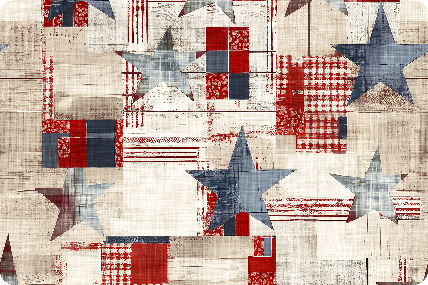 Minky - TIMELESS LIBERTY Digital Cuddle Snow From Shannon Fabrics - 60" Wide