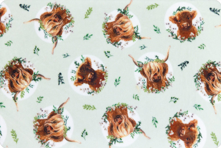 Minky - Wild Highlands Digital Cuddle Penny From Shannon Fabrics - 60" Wide