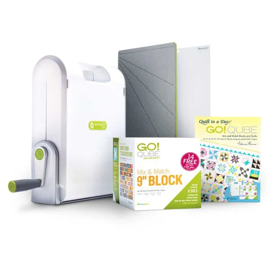 Ready. Set. GO! Ultimate Fabric Cutting System - 9" GO! Qube Block