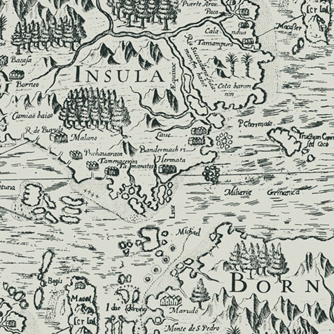 Borneo Imprint by Katarina Roccella from Boscage Collection for Art Gallery Fabrics - 100% High Quality Quilt Shop Cotton