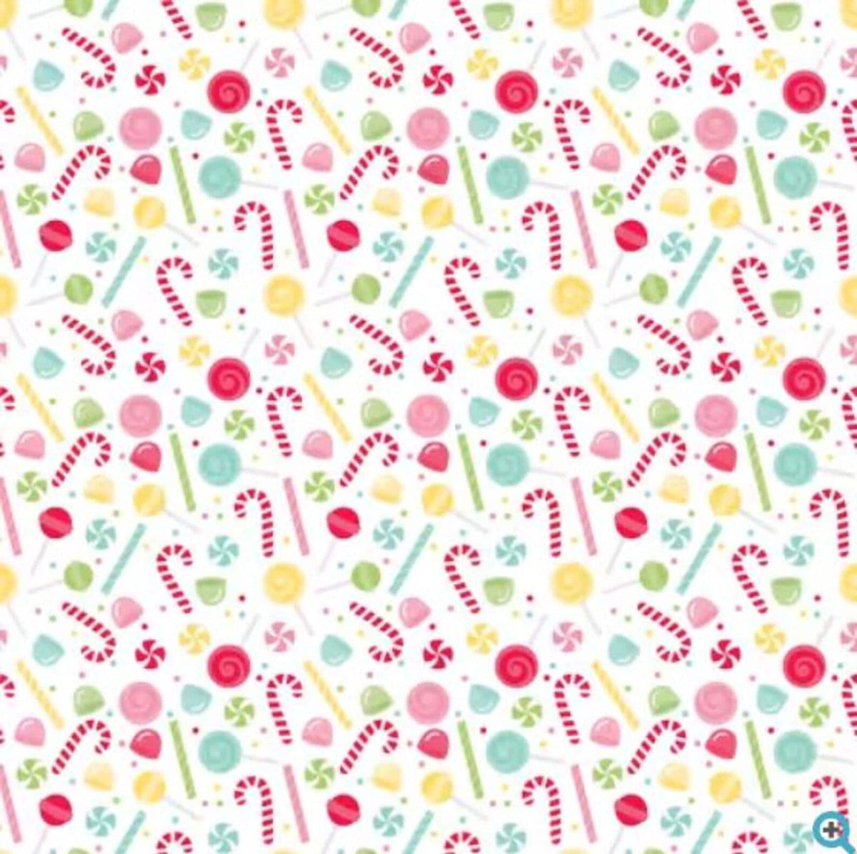 Sweets in White from the Gingerbread Kisses Collection from Riley Blake Designs - 100% Quilt Shop Cotton