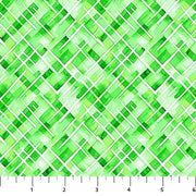 Watercolor Plaid in Glass from the Paddy's Parade Collection by Patrick Lose for Northcott Fabrics - 100% Cotton Fabric