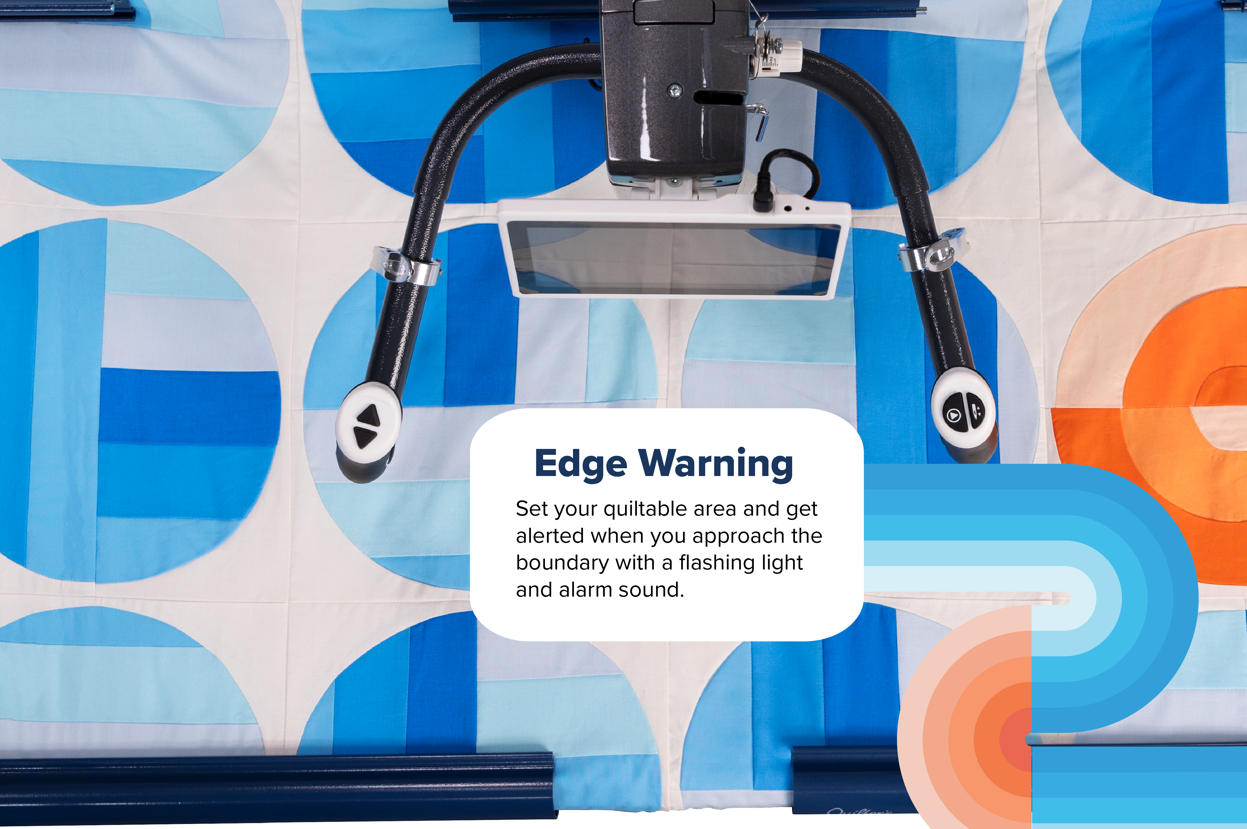 Q'nique 21X Elite Longarm Quilting Machine wtih Frame from Grace Company