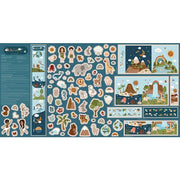 Felt Panel - Created with Love in Seven Days - Sew A Story - FT15979-Panel - by Jennifer Long for Riley Blake