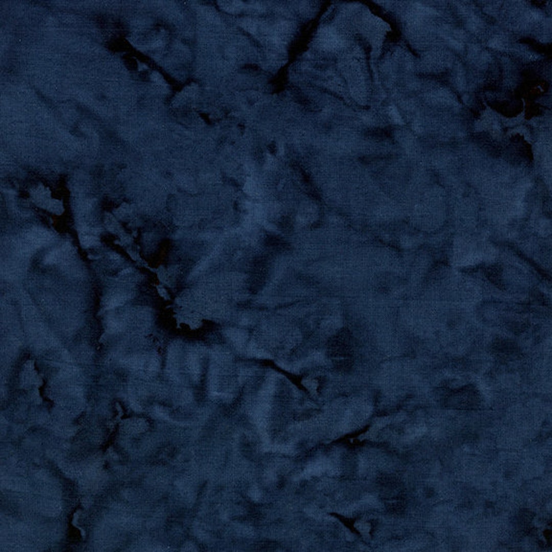 Batik - Brilliant Blues Watercolors From Island Batik by the Yard