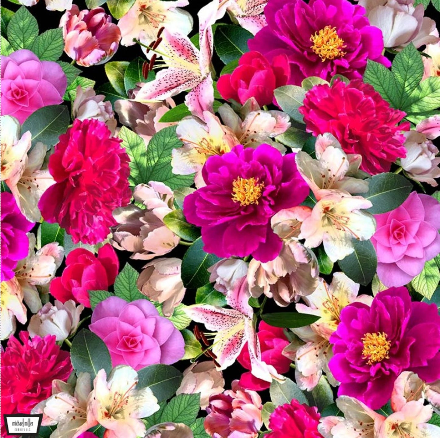 Minky -Romance Floral by Michael Miller