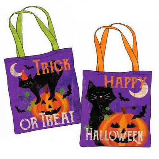 Halloween Trick or Treat Bag 2/3 Yard Panel - Not a Finished Project