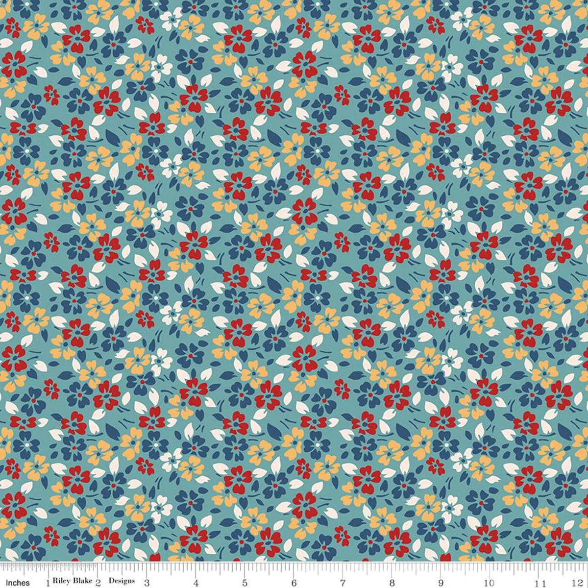 Glory in Raindrop from the Americana Collection by Lori Holt for Riley Blake Designs