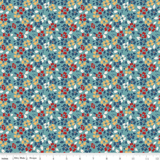 Glory in Raindrop from the Americana Collection by Lori Holt for Riley Blake Designs