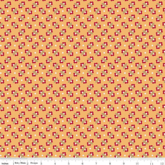 Harriet in Marigold from the Americana Collection by Lori Holt for Riley Blake Designs