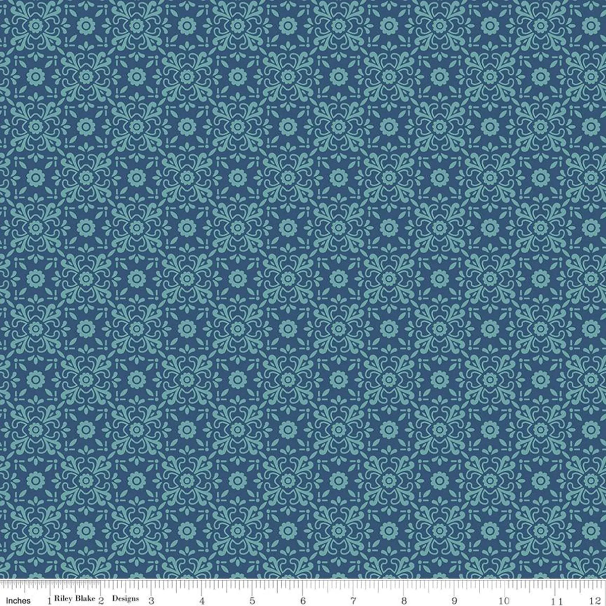 Justice in Dark Denim from the Americana Collection by Lori Holt for Riley Blake Designs