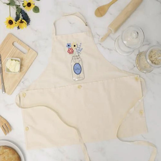 Kimberbell Adult Adjustable Strap Apron - Buttermilk