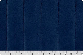 Minky - Discontinued- Luxe Cuddle Mink NAVY From Shannon Fabrics