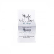 Made with Love Satin Labels - Pack of 10