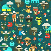 Cloud Cuddle Minky CAMPGROUND CRITTERS by Robert Kaufmann