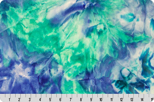 Minky - Tie Dye Cuddle TIDAL WAVE Smooth from Shannon Fabrics