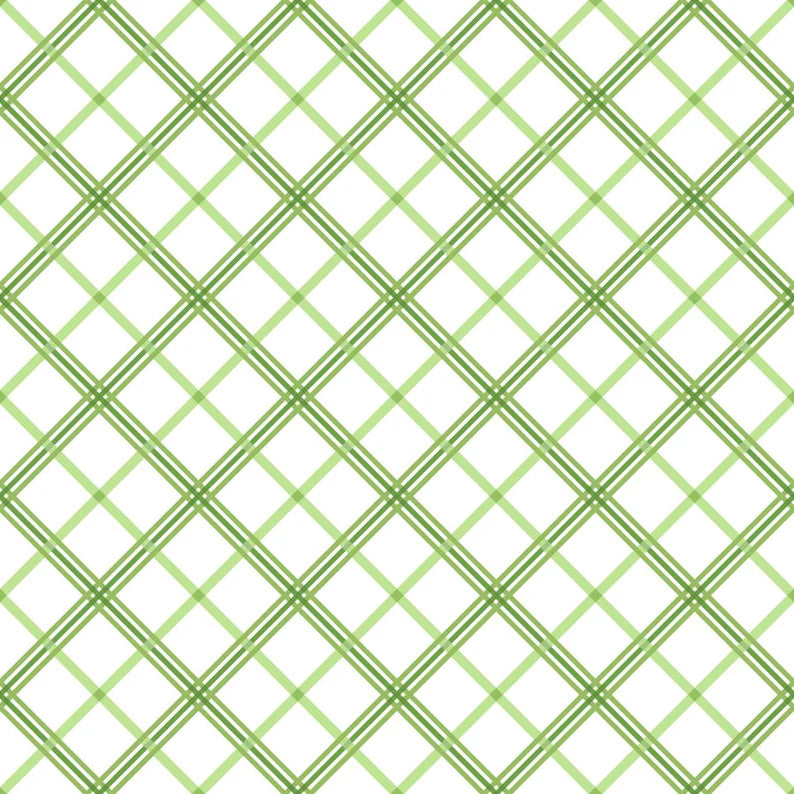 Kimberbell Basics GREEN Plaid from Maywood Studios