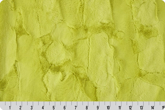 Discontinued Minky - CHARTREUSE Luxe Cuddle Hide From Shannon Fabrics