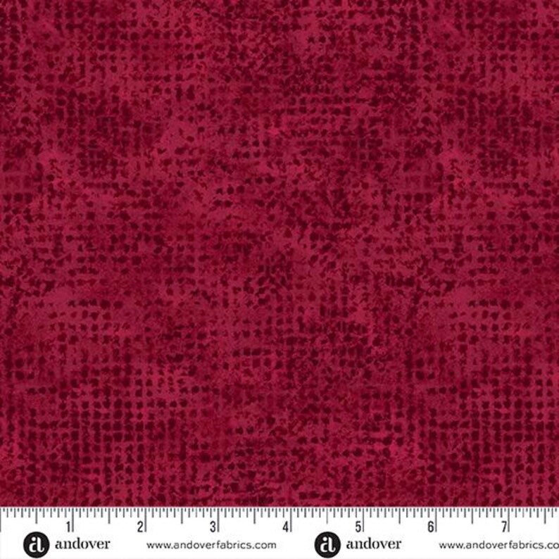 Tic Tac in Red from the Tic Tac Collection by Kim Shaefer for Andover Fabrics by the Yard- 100% Cotton