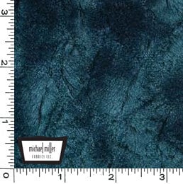 END OF BOLT 54" X 60" Minky in Dark Teal Solid Bella from Michael Miller Snuggle Minky Collection- 15mm pile length