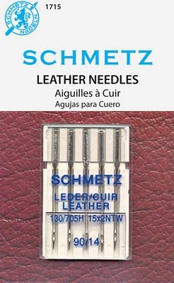 Schmetz Leather NEEDLES 90/14 - 5 Needles - 1715