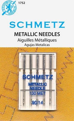 Schmetz Metallic NEEDLES 90/14 - 5 Needles - 1752