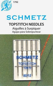 Schmetz Topstitch NEEDLES 80/12 - 5 Needles - 1792
