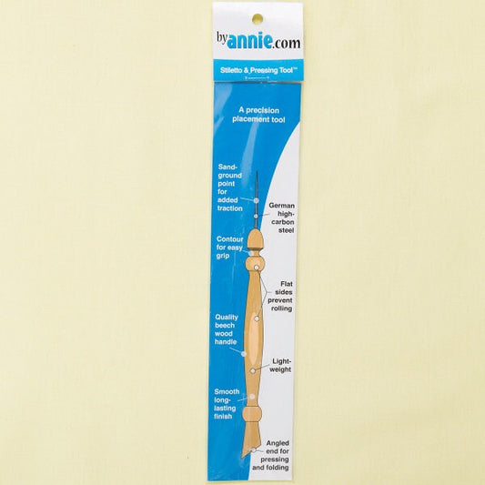 Stiletto & Pressing Tool ByAnnie - Quilting, Sewing and Crafting Tool