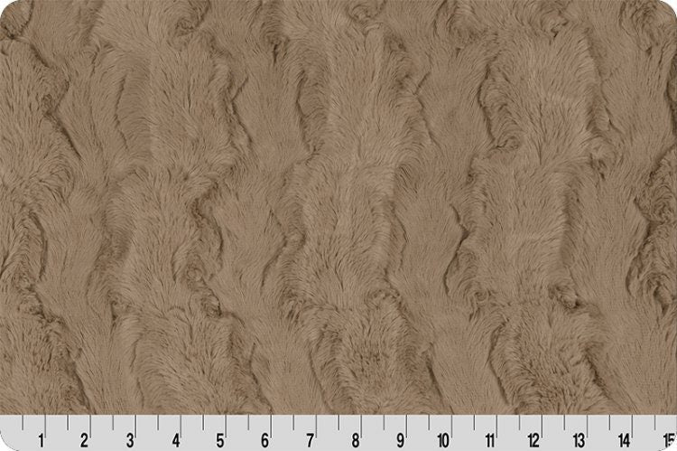 Luxe Cuddle® Glacier in Simply Taupe High Pile Plush MINKY from Shannon Fabric- 15mm