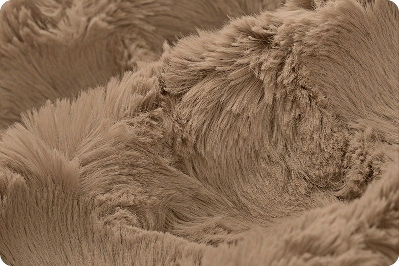 Luxe Cuddle® Glacier in Simply Taupe High Pile Plush MINKY from Shannon Fabric- 15mm