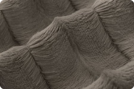 DISCONTINUED Minky - Luxe Cuddle Chinchilla CHARCOAL From Shannon Fabrics