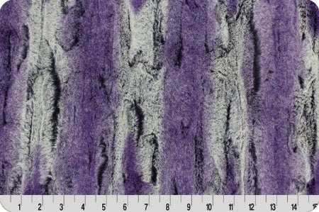 Minky- DISCONTINUED- Luxe Cuddle® Whistler EGGPLANT From Shannon Fabrics