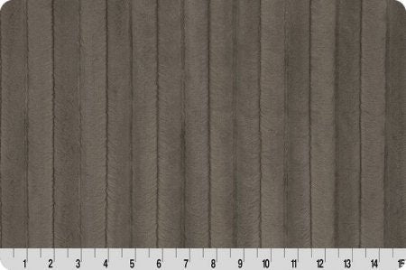 DISCONTINUED Minky - Luxe Cuddle Chinchilla CHARCOAL From Shannon Fabrics