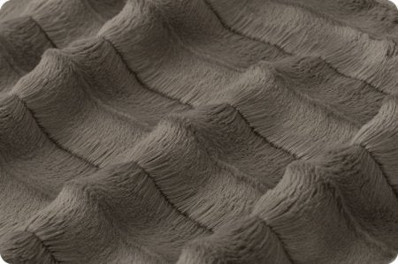 DISCONTINUED Minky - Luxe Cuddle Chinchilla CHARCOAL From Shannon Fabrics