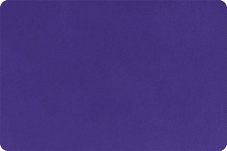 END OF BOLT 34" x 90" Extra Wide Solid Cuddle 3® in Viola Purple Minky From Shannon Fabrics- 3mm Pile