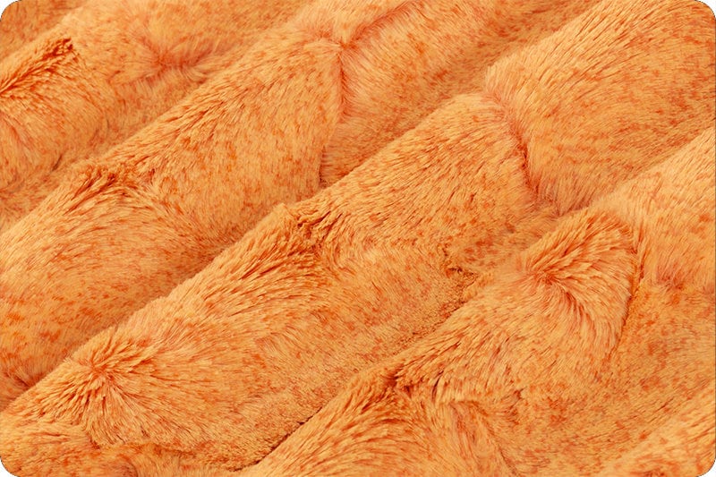 DISCONTINUED- Minky - Luxe Cuddle Heather CLEMENTINE From Shannon Fabrics