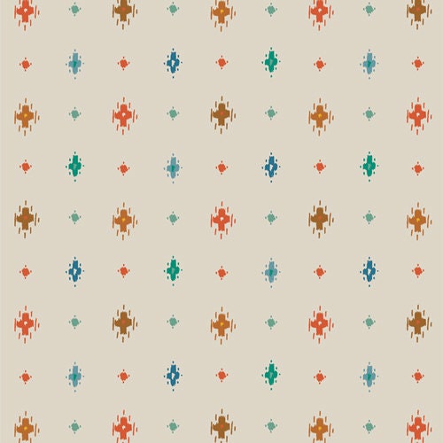 Awaska Vermilion from Andina Collection by Art Gallery Fabrics - 100% High Quality Quilt Shop Cotton