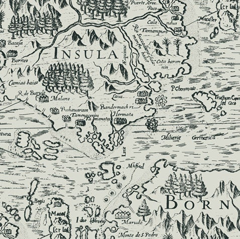 Borneo Imprint by Katarina Roccella from Boscage Collection for Art Gallery Fabrics - 100% High Quality Quilt Shop Cotton