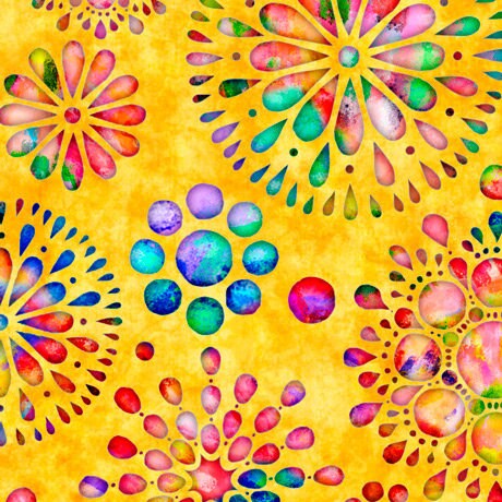 Bright & Colorful Warm SUPER BUNDLE Fat Quarter Set from Brilliance Collection by Quilting Treasure - 26 Fabrics- You Choose the Bundle Cut