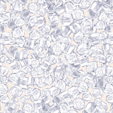 Ice Cubes from On Tap Collection by Dan Morris for QT Fabrics BY THE YARD - 100% COtton