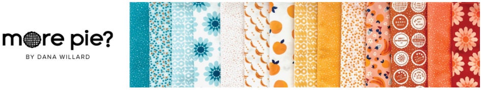 Bananas from Figo Fabric's More Pie? Collection by Dana Willard BY THE YARD - 100% High Quality Cotton