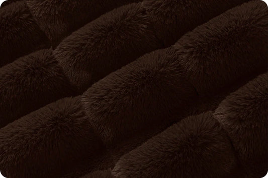 Minky - Discontinued- Luxe Cuddle Mink ESPRESSO From Shannon Fabrics