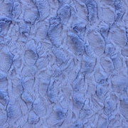 END of BOLT (28" X 60)") -French Blue Solid Bella from EZ Snuggle Luxury Furry Minky Fabric- 100% Polyester