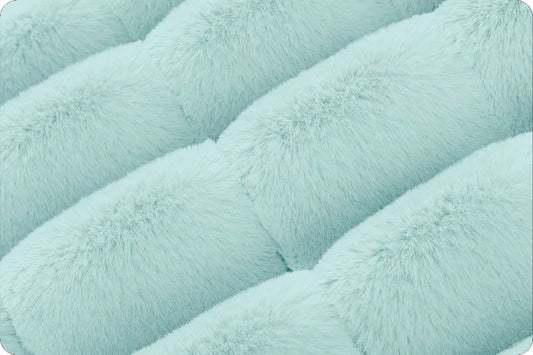 Minky - Discontinued- Luxe Cuddle Mink COOL MINT From Shannon Fabrics