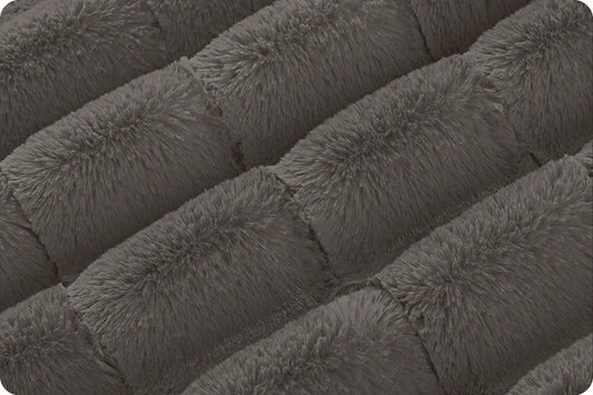 Minky - Discontinued- Luxe Cuddle Mink CHARCOAL From Shannon Fabrics