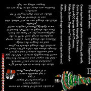 Recipes in Black from It's A Steampunk Christmas Collection from QT Fabrics - 100% Cotton Fabric