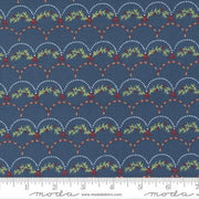 Christmas Garland in Midnight Blue from Joyful Joyful Collection by Moda Fabrics BY THE YARD  - 100% Cotton - You Choose the Cut