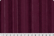 END OF BOLT 25" x 60" Luxe Cuddle® Vienna in Plumwine Purple from Shannon Fabrics Furry Collection - 100% Polyester - 15mm Pile