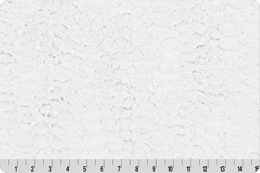 Minky - Discontinued- Luxe Cuddle Florence SNOW From Shannon Fabrics