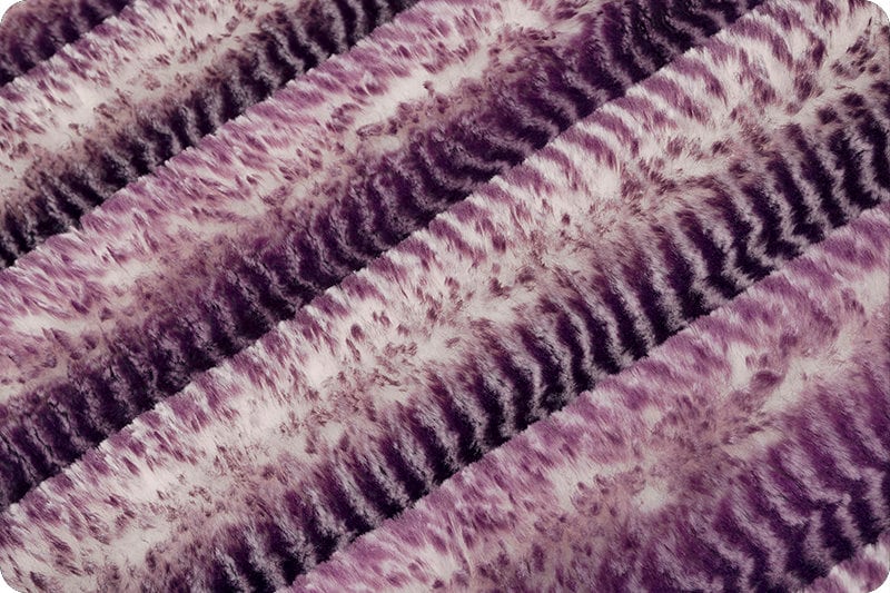 END of BOLT 36" x 60" Luxe Cuddle® Arctic Owl in BERRY from Shannon Fabric's Minky Collection - Two Toned Finish - 30mm Pile